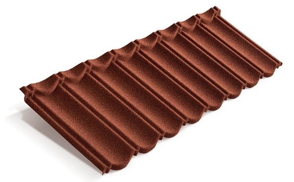 Композитная черепица рядовая Metrotile Bond Scarlet